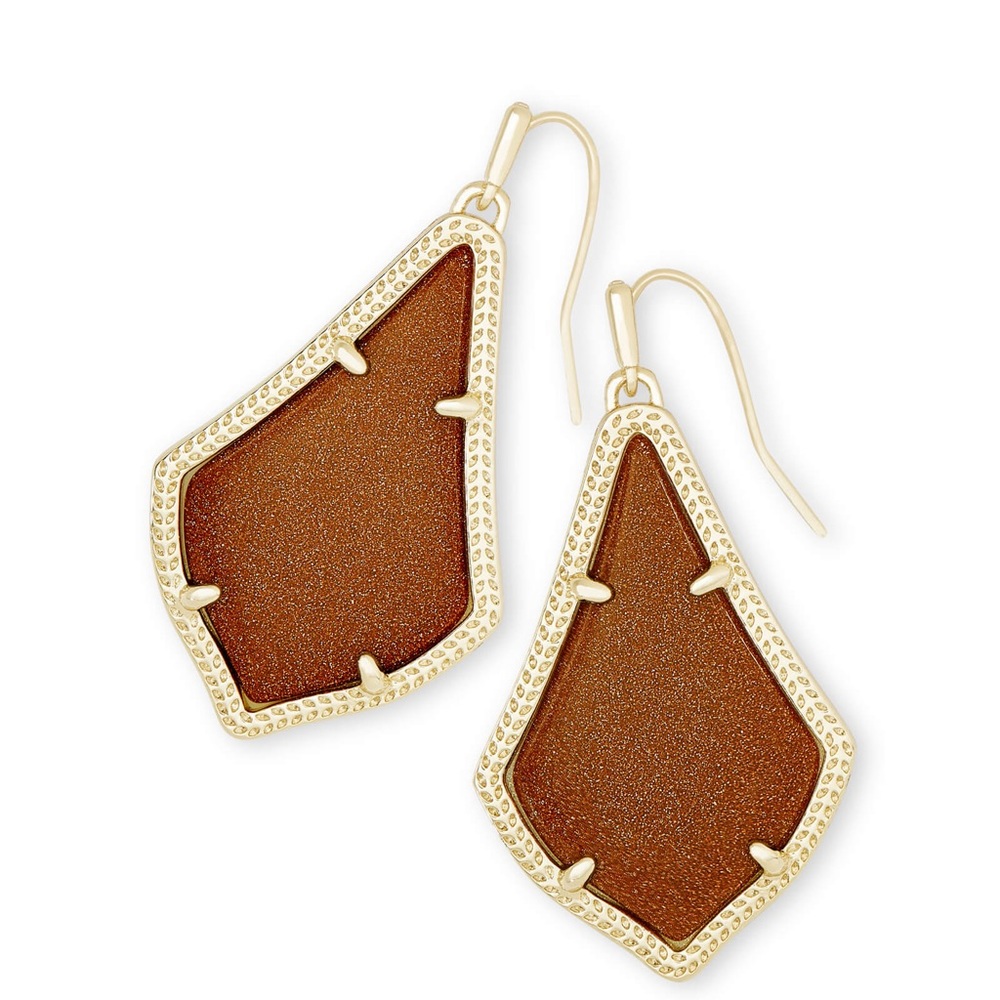 Kendra Scott Alex Earrings in Goldstone